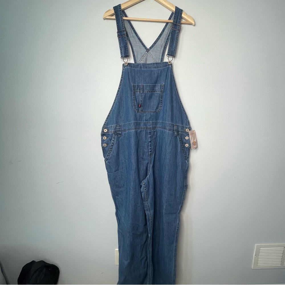 Men’s Dickies Bib overalls‎ relaxed fit straight fit X-Large xl Denim Overalls
